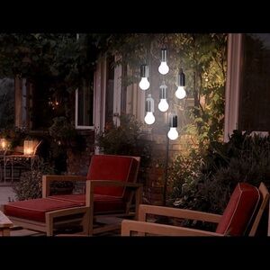 COPY 2 - Set of 3 Pull Light Battery-Powered LED Pendant Lights silver